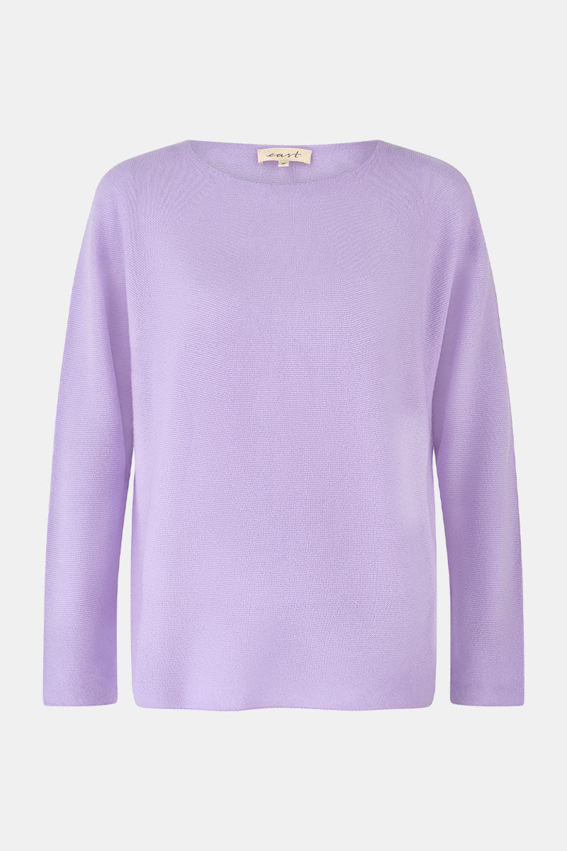 Eleri Crew Neck Cashmere Lilac Jumper