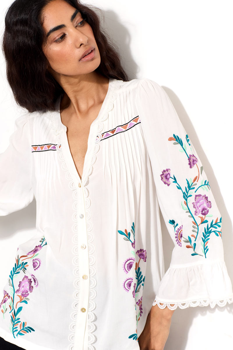 Enya Embroidered Blouse