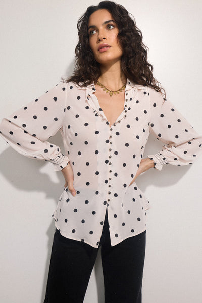 Miriyam Polka Dot Blouse