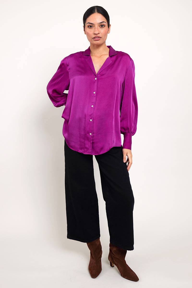 Josefa Satin Blouse