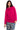 Model wears EAST Ruhn Pink Cashmere Roll Neck Jumper