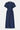 Flat shot front view of East Bennu Navy Dress