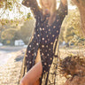 Model wears East Bronte Beach Dress