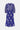 flat shot front view of Gigi Cobalt Cotton Dobby Dress