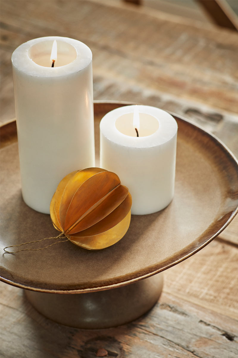 Pleated Christmas Bauble Hanging Decoration