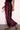 Elsa Burgundy Embroidered Velvet Trousers