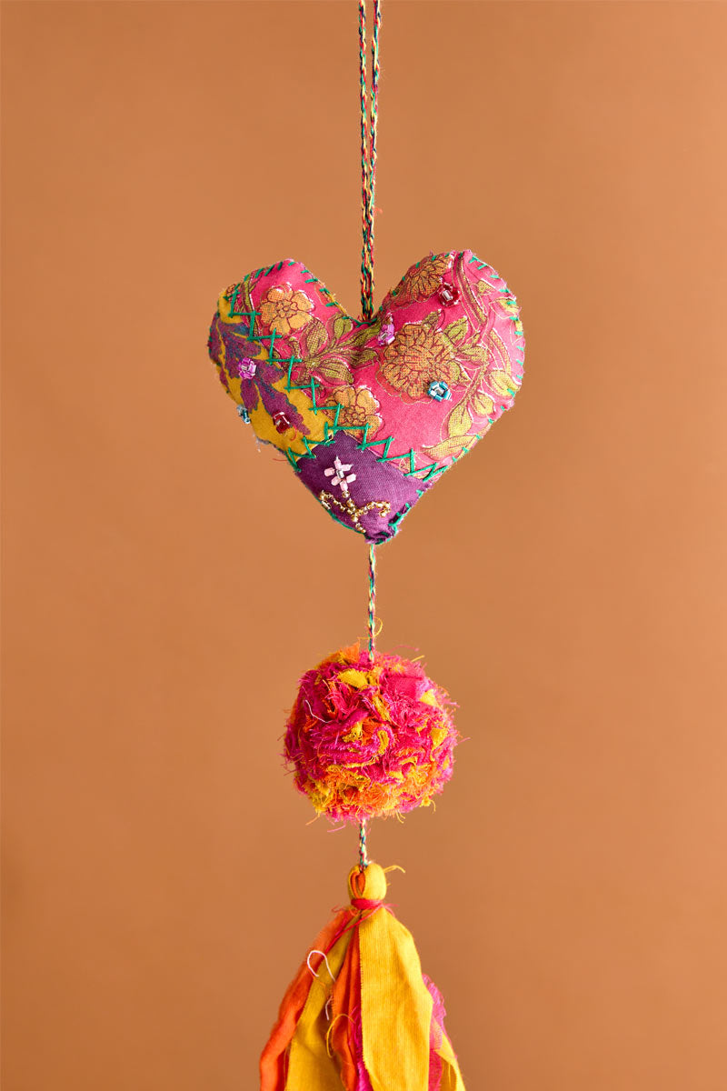 Handcrafted Heart Hanging Ornament