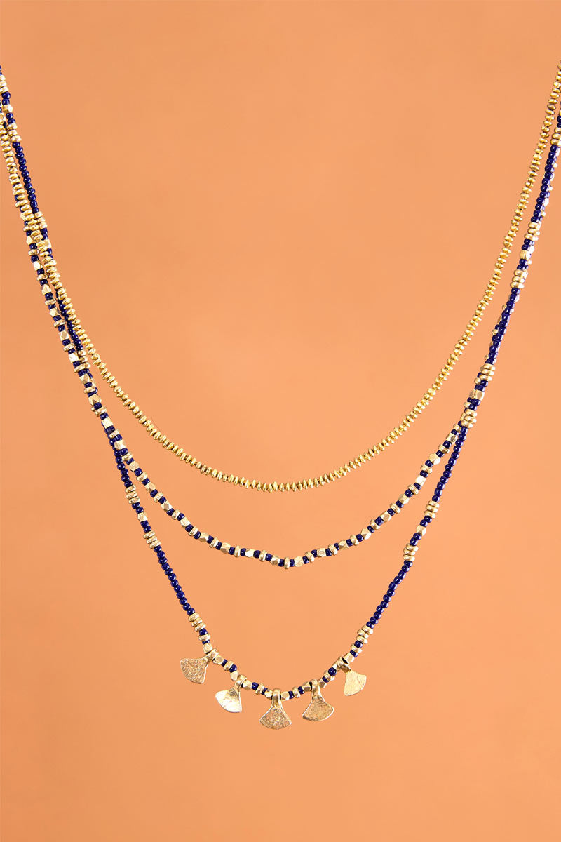 Violet Sutra Necklace